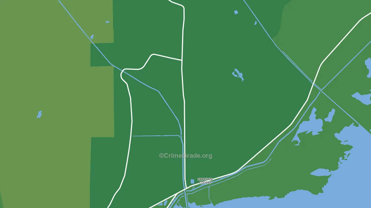 Lakeport, FL Map of Vehicle Theft Rates