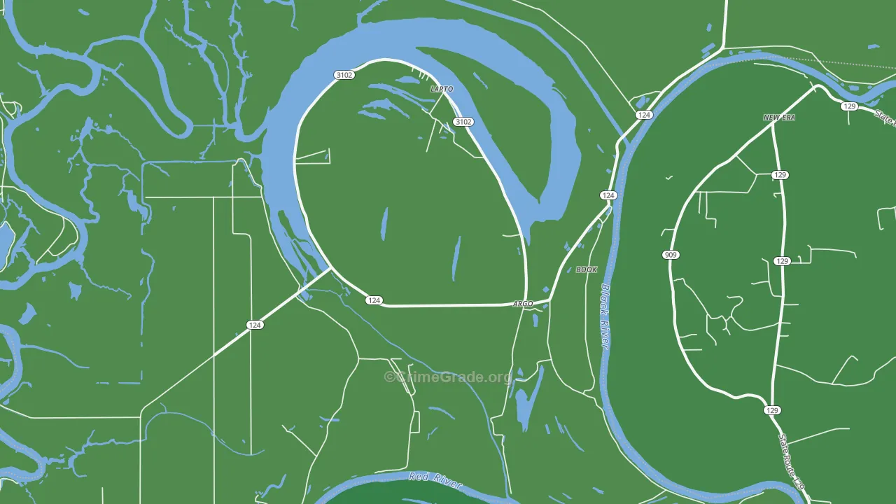 Larto, LA Map of Vehicle Theft Rates