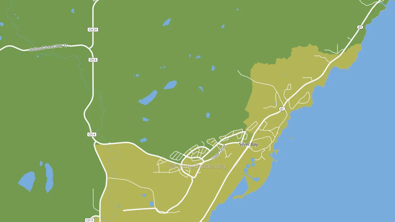 Lax Lake, MN Map of Vehicle Theft Rates