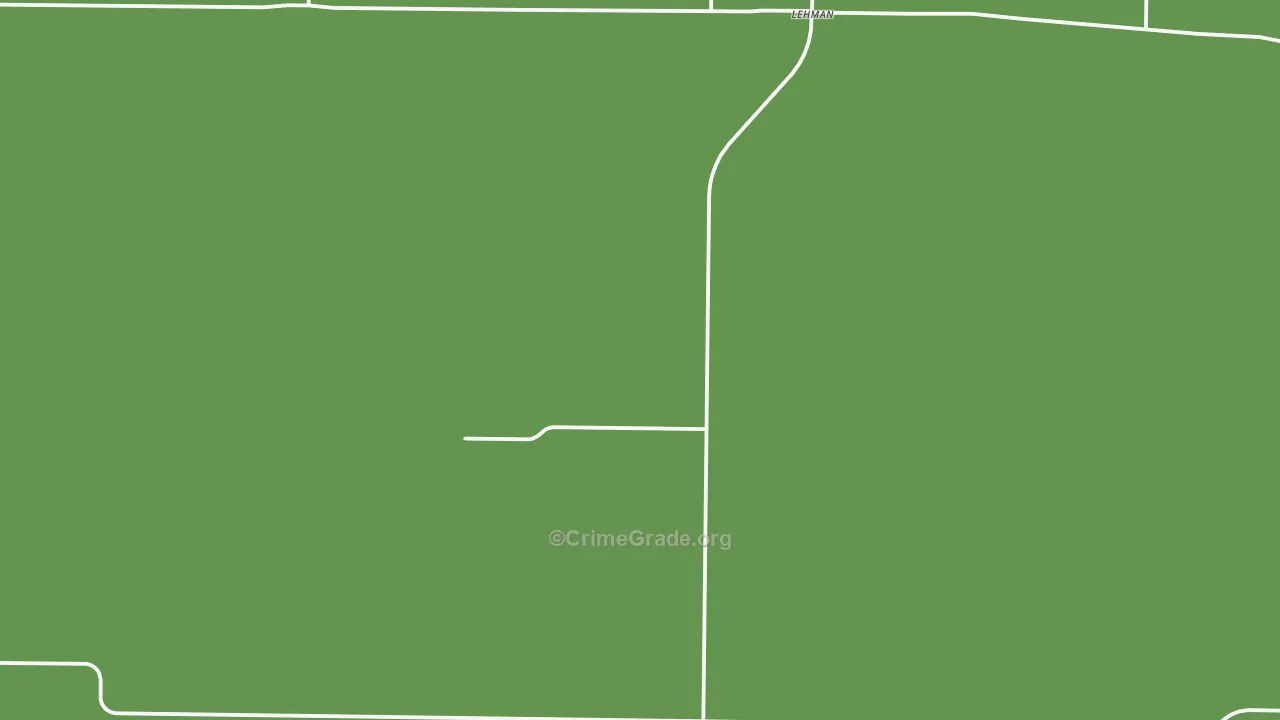 Lehman, TX Map of Vehicle Theft Rates