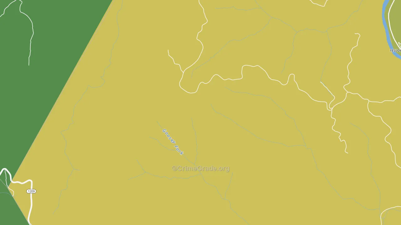 Leighton, KY Map of Vehicle Theft Rates