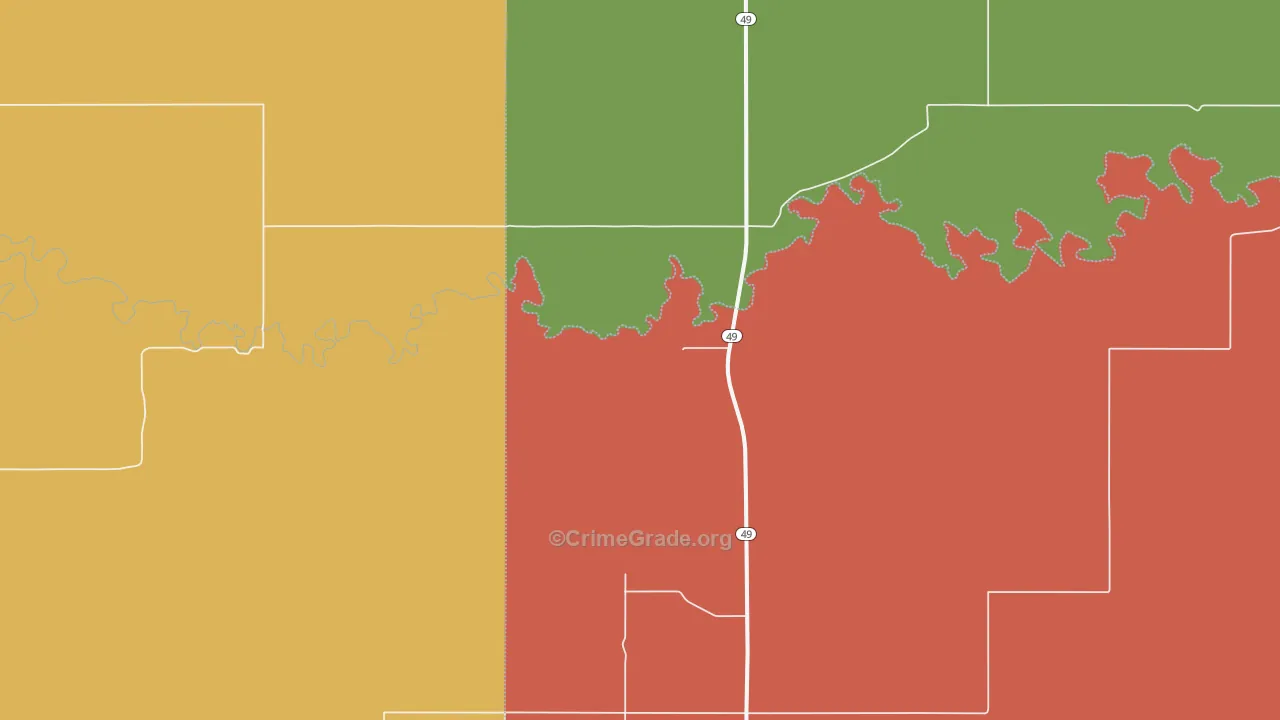Lemmon, ND Map of Vehicle Theft Rates