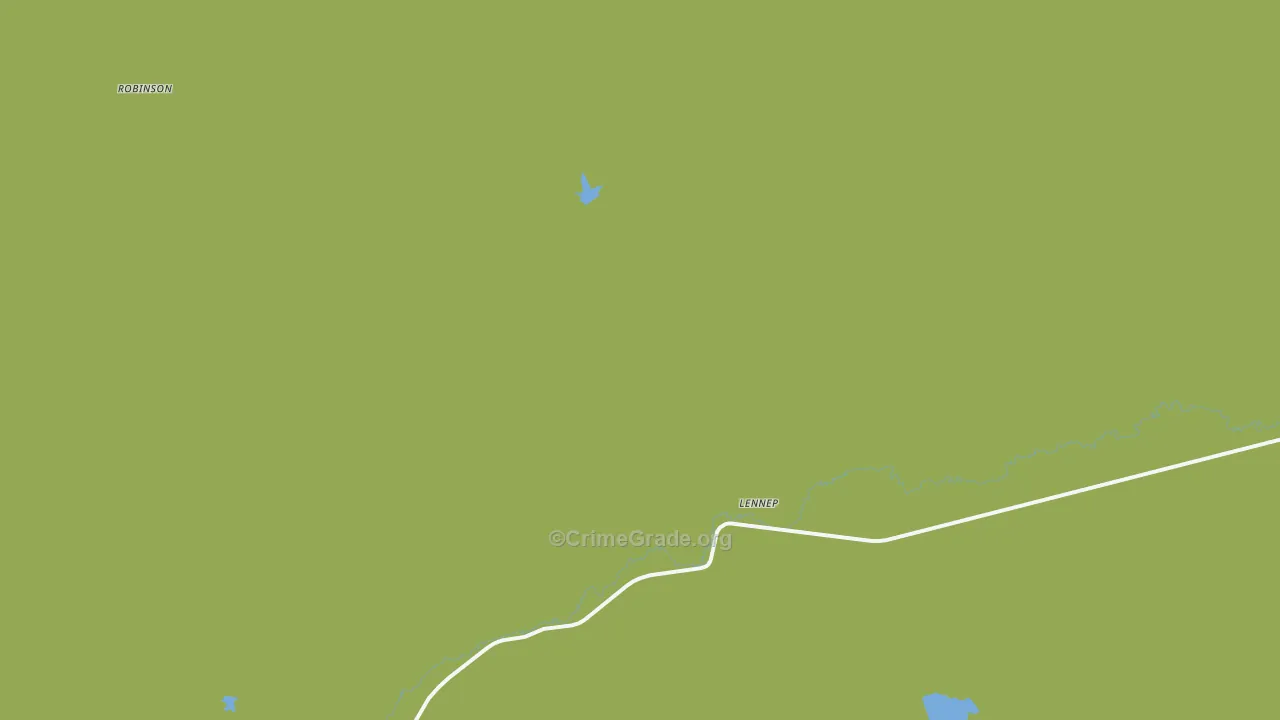 Lennep, MT Map of Vehicle Theft Rates