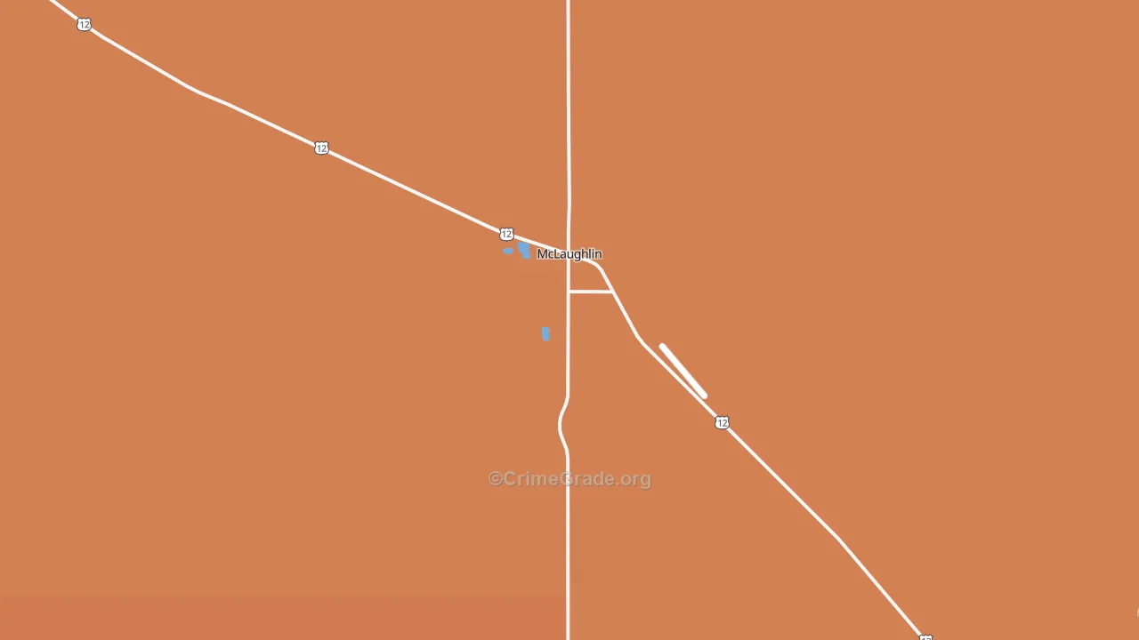 Liberty, SD Map of Vehicle Theft Rates