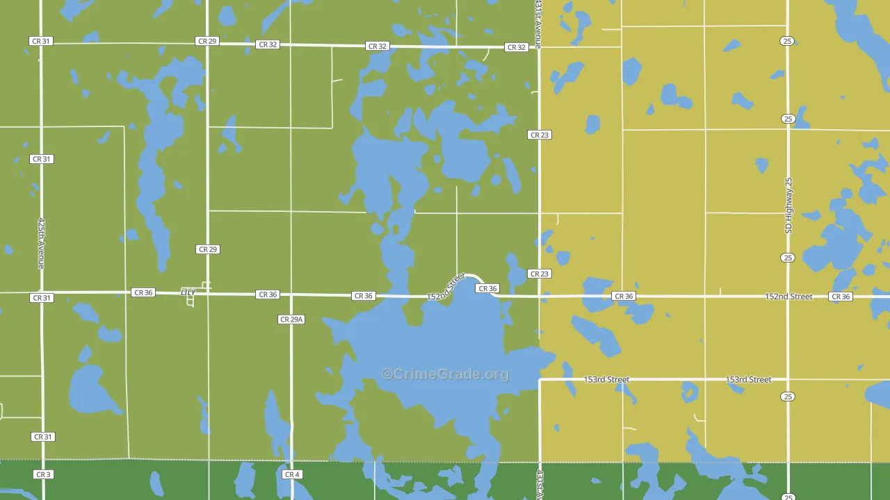 Lily, SD Map of Vehicle Theft Rates