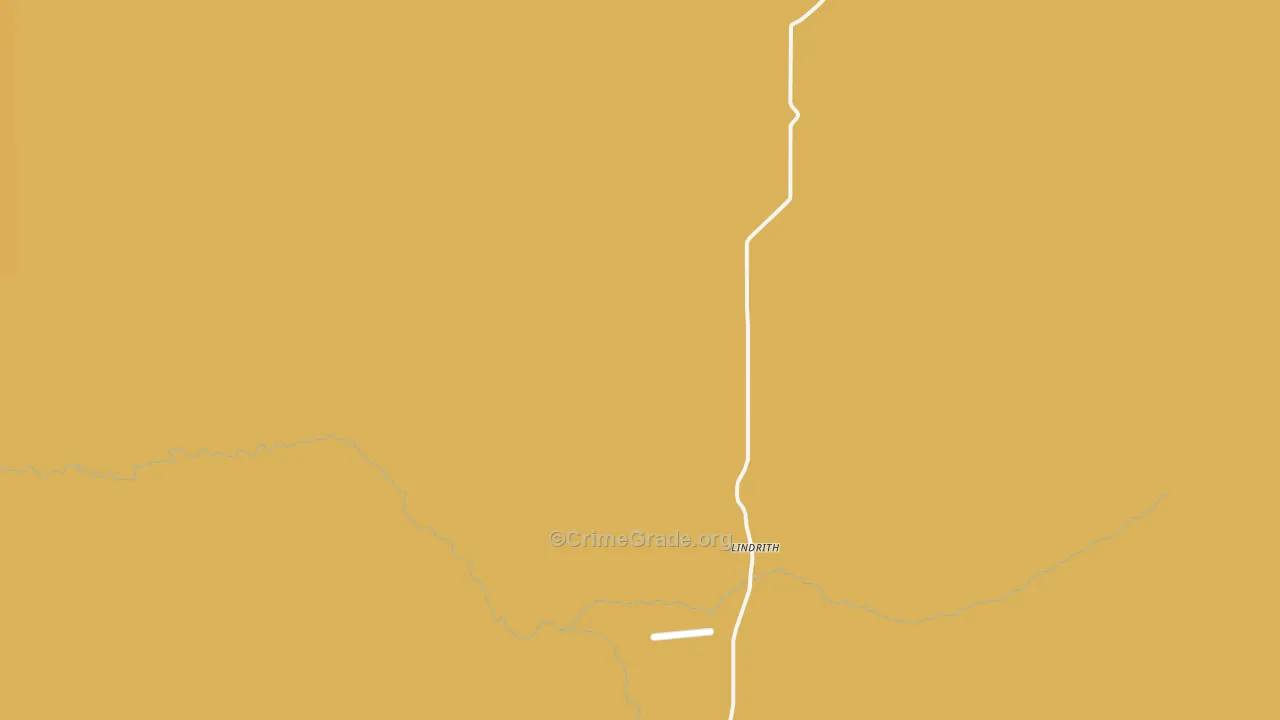 Lindrith, NM Map of Vehicle Theft Rates