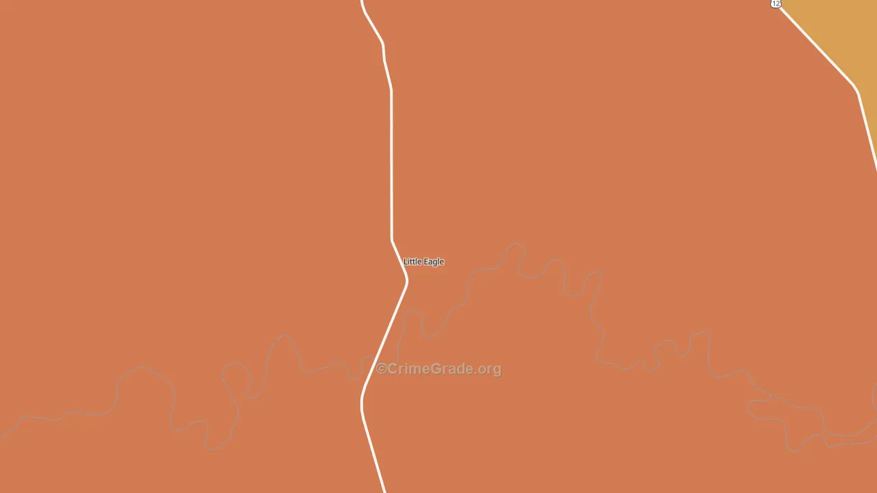 Little Eagle, SD Map of Vehicle Theft Rates