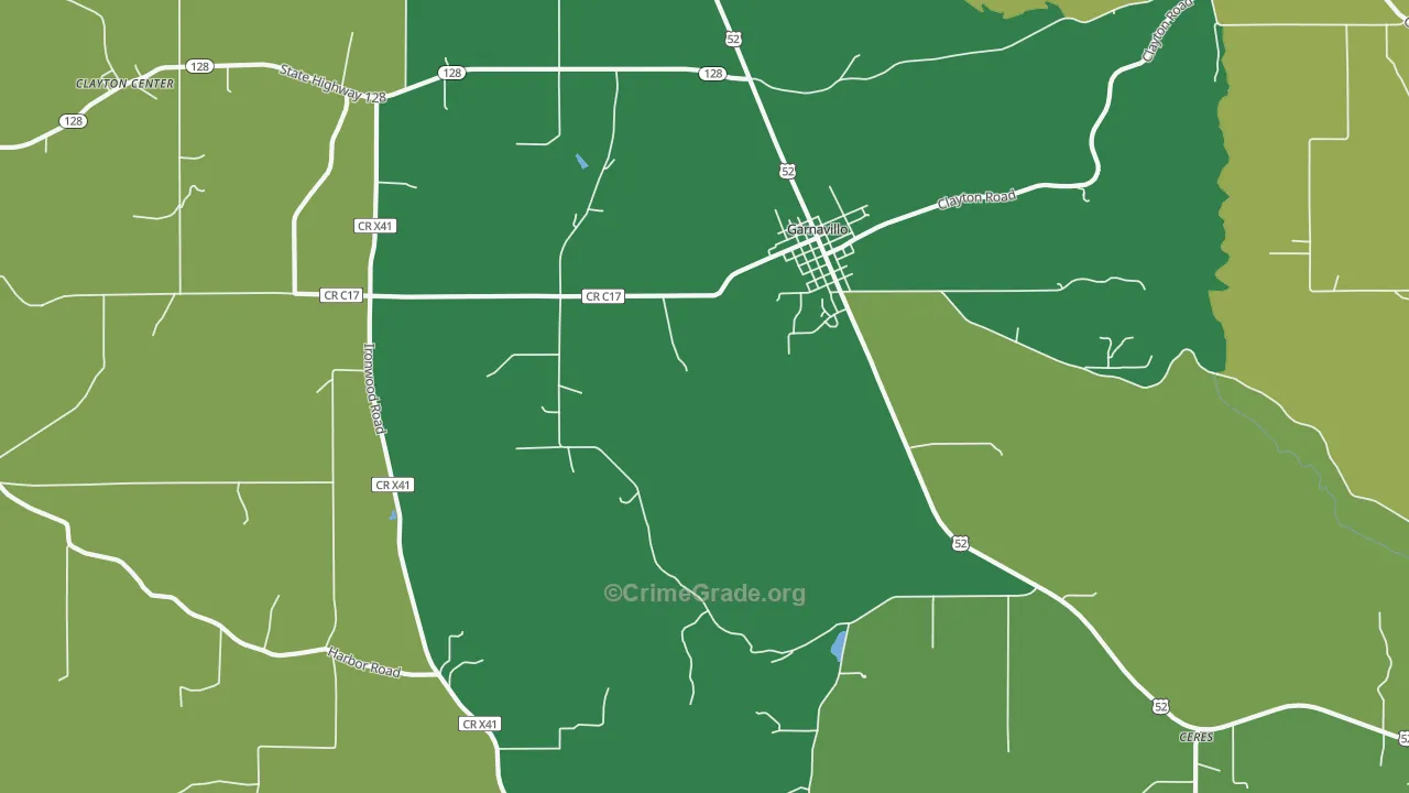 Littleport, IA Map of Vehicle Theft Rates