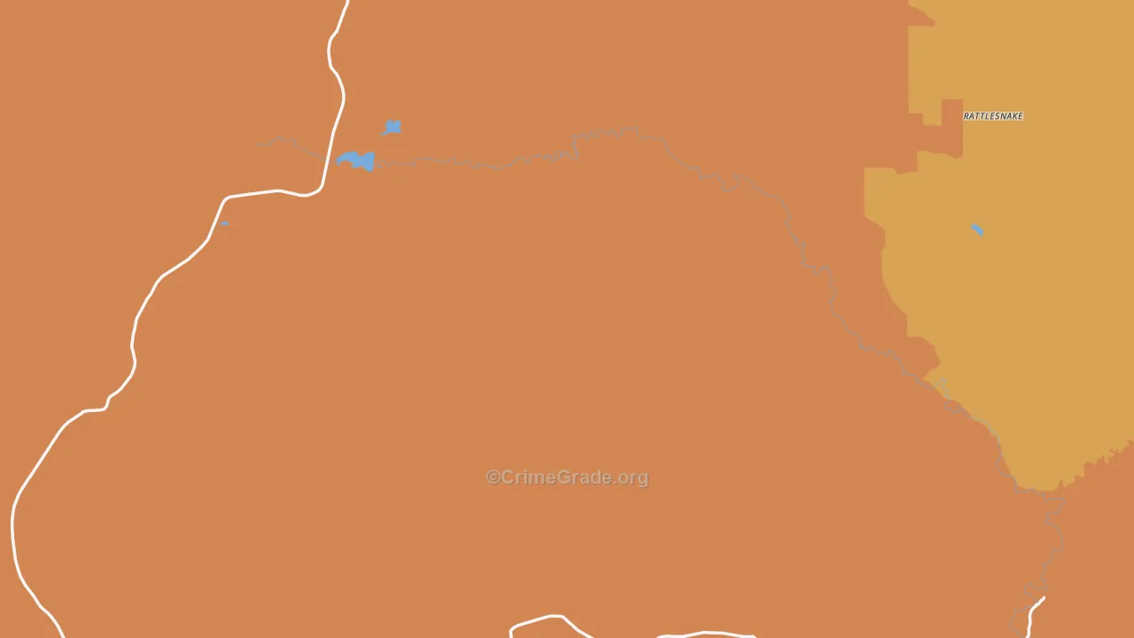 Lloyd, MT Map of Vehicle Theft Rates