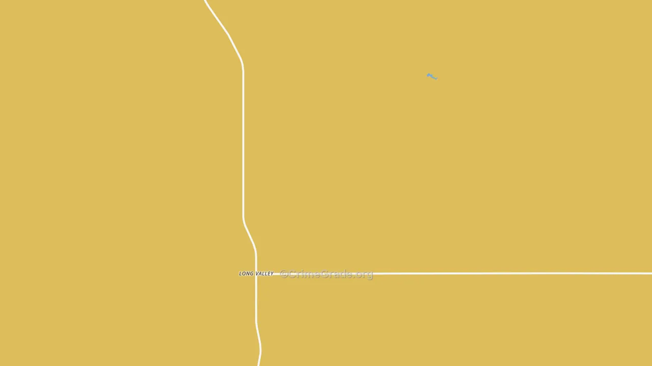 Long Valley, SD Map of Vehicle Theft Rates
