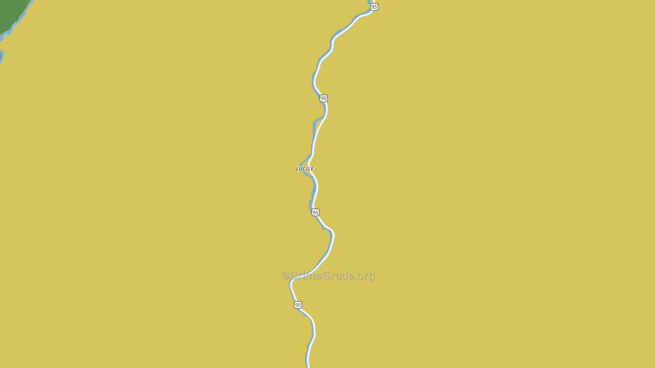 Lucile, ID Map of Vehicle Theft Rates