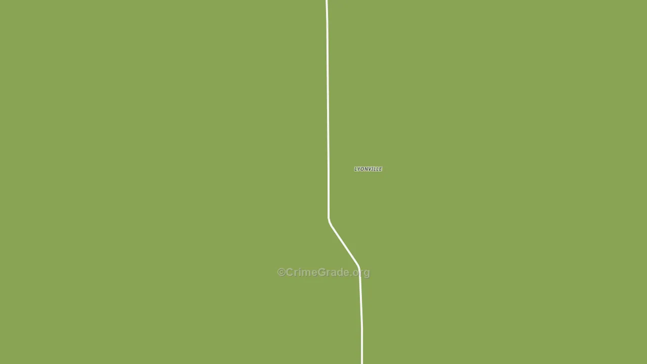 Lyonville, SD Map of Vehicle Theft Rates