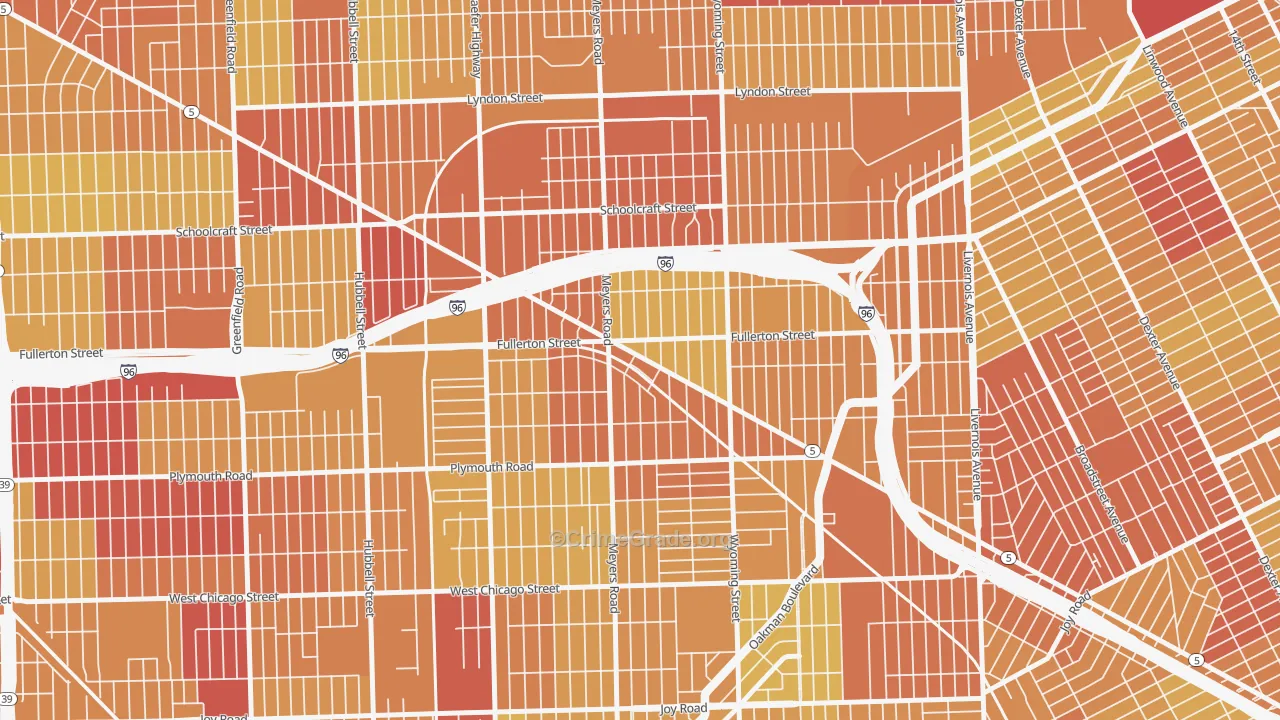 MacKenzie, Detroit, MI Map of Vehicle Theft Rates
