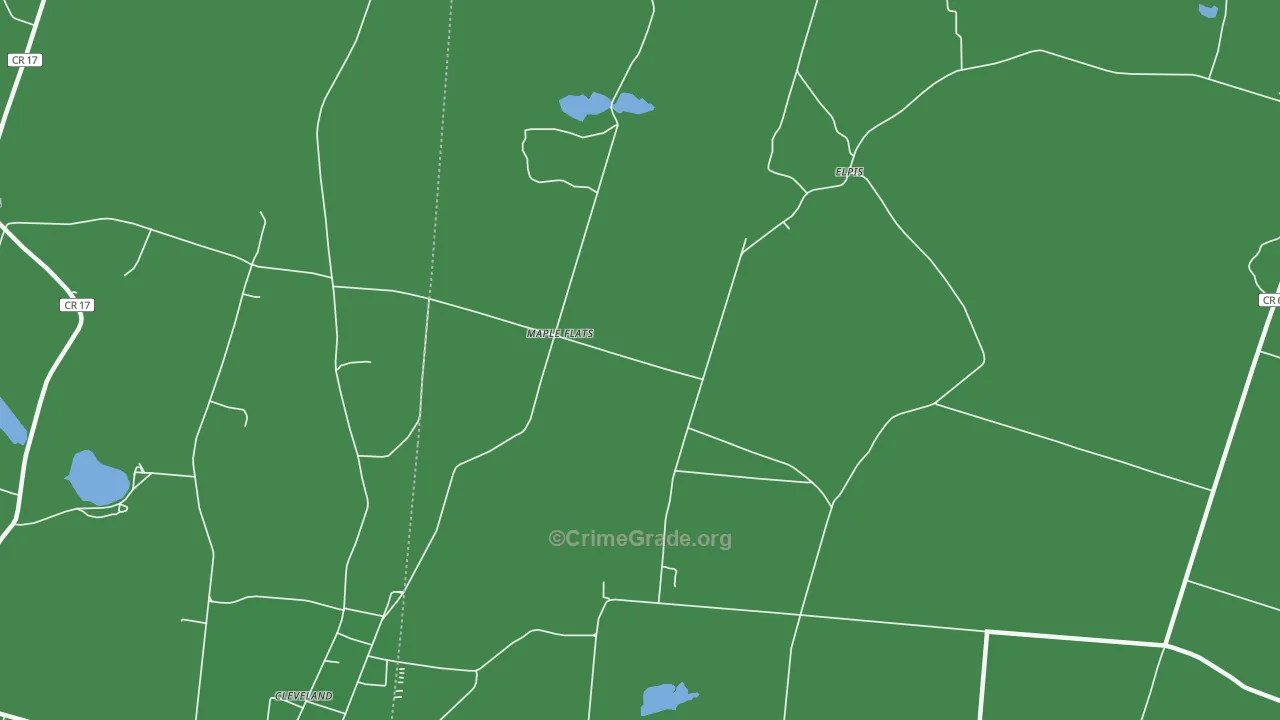 Madison Center, NY Map of Vehicle Theft Rates