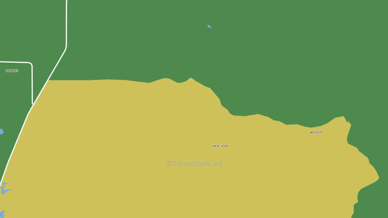 Maiden, MT Map of Vehicle Theft Rates