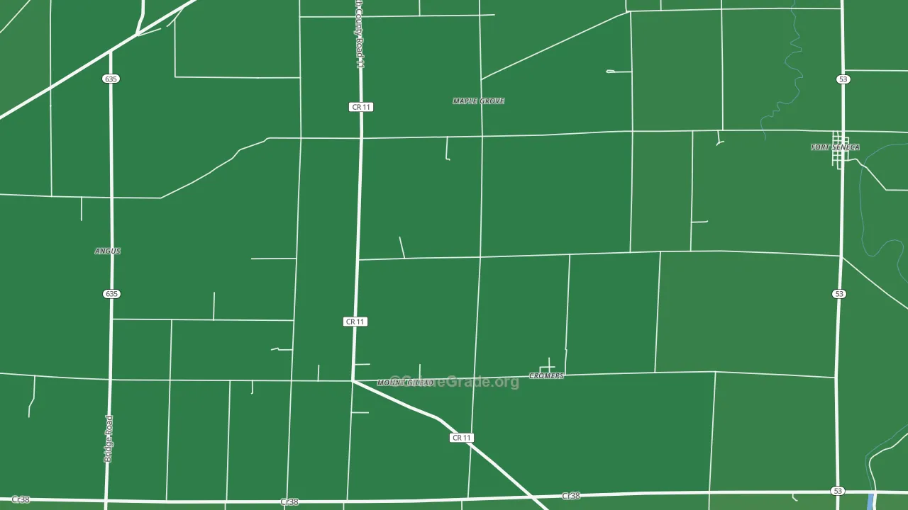 Maple Grove, OH Map of Vehicle Theft Rates