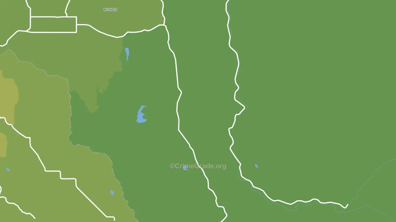 Marion, OR Map of Vehicle Theft Rates