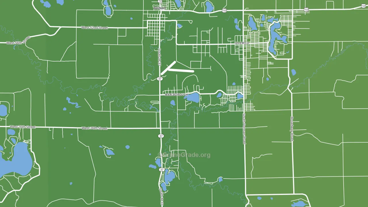 Marlborough, MI Map of Vehicle Theft Rates