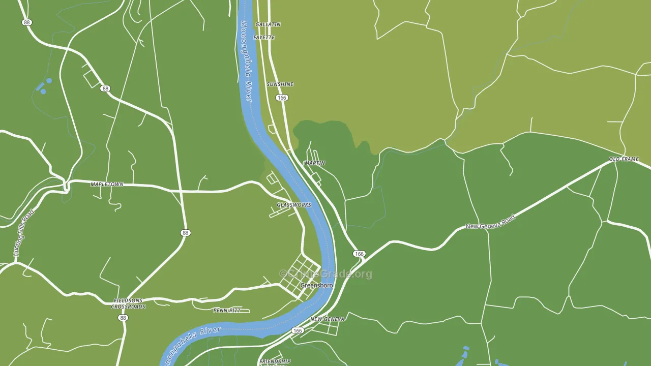 Martin, PA Map of Vehicle Theft Rates