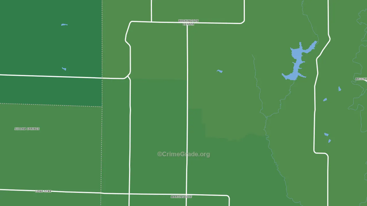 Martinsville, MO Map of Vehicle Theft Rates