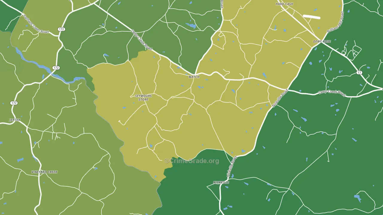 Match, GA Map of Vehicle Theft Rates