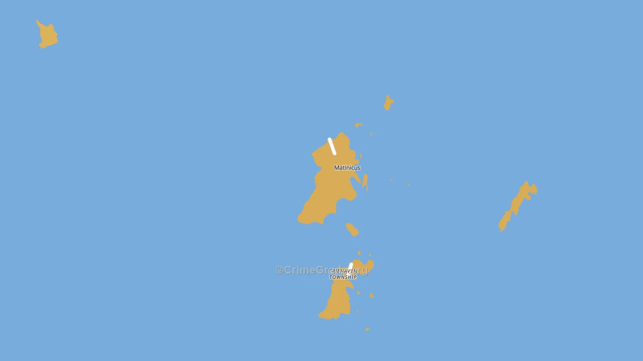 Matinicus, ME Map of Vehicle Theft Rates