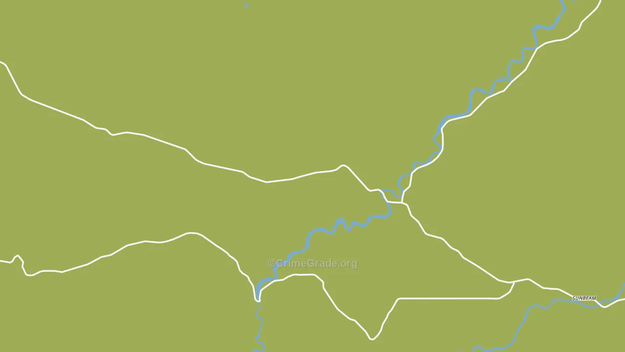 Maybell, CO Map of Vehicle Theft Rates