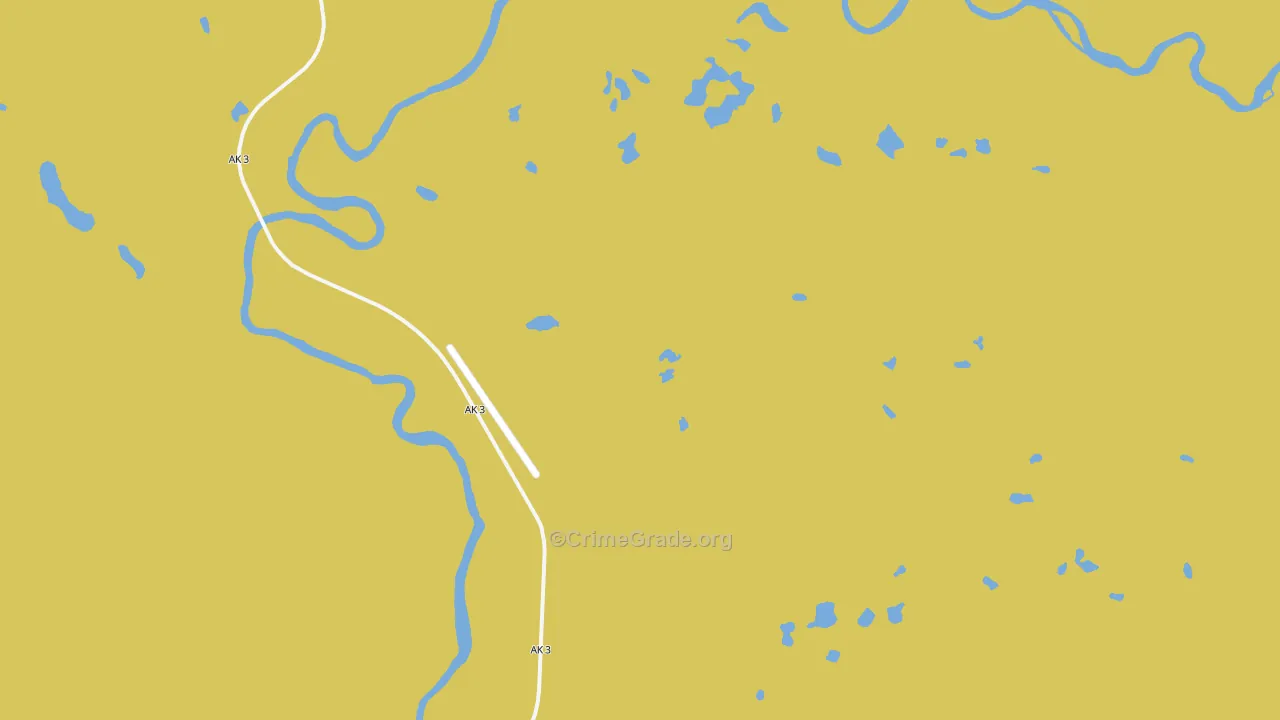 McKinley Park, AK Map of Vehicle Theft Rates
