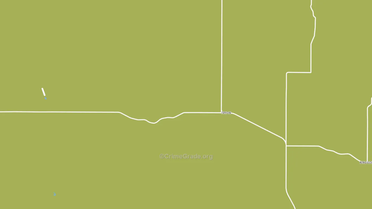 McPherson County, NE Map of Vehicle Theft Rates