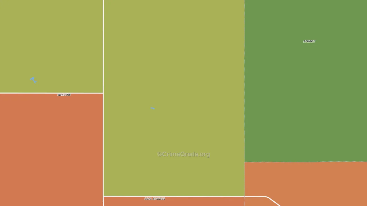 Meadow, SD Map of Vehicle Theft Rates
