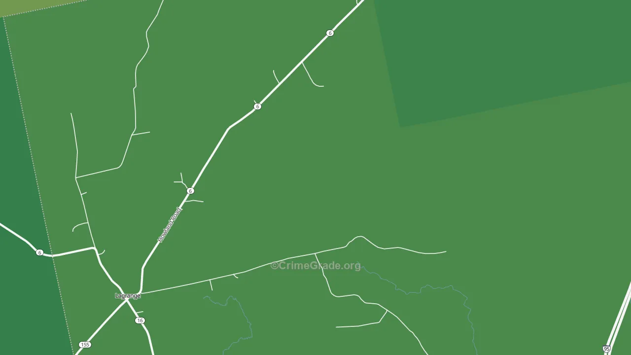 Medford, ME Map of Vehicle Theft Rates