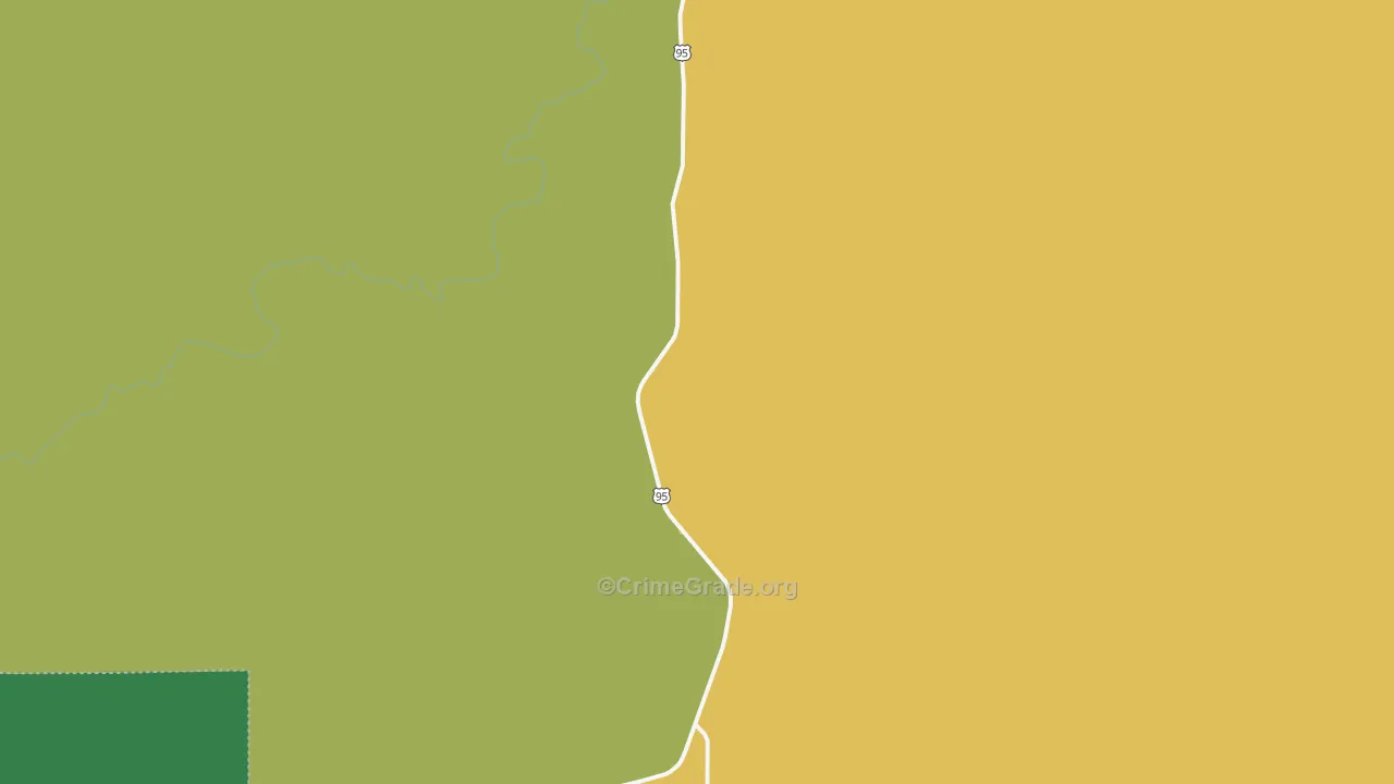 Mesa, ID Map of Vehicle Theft Rates