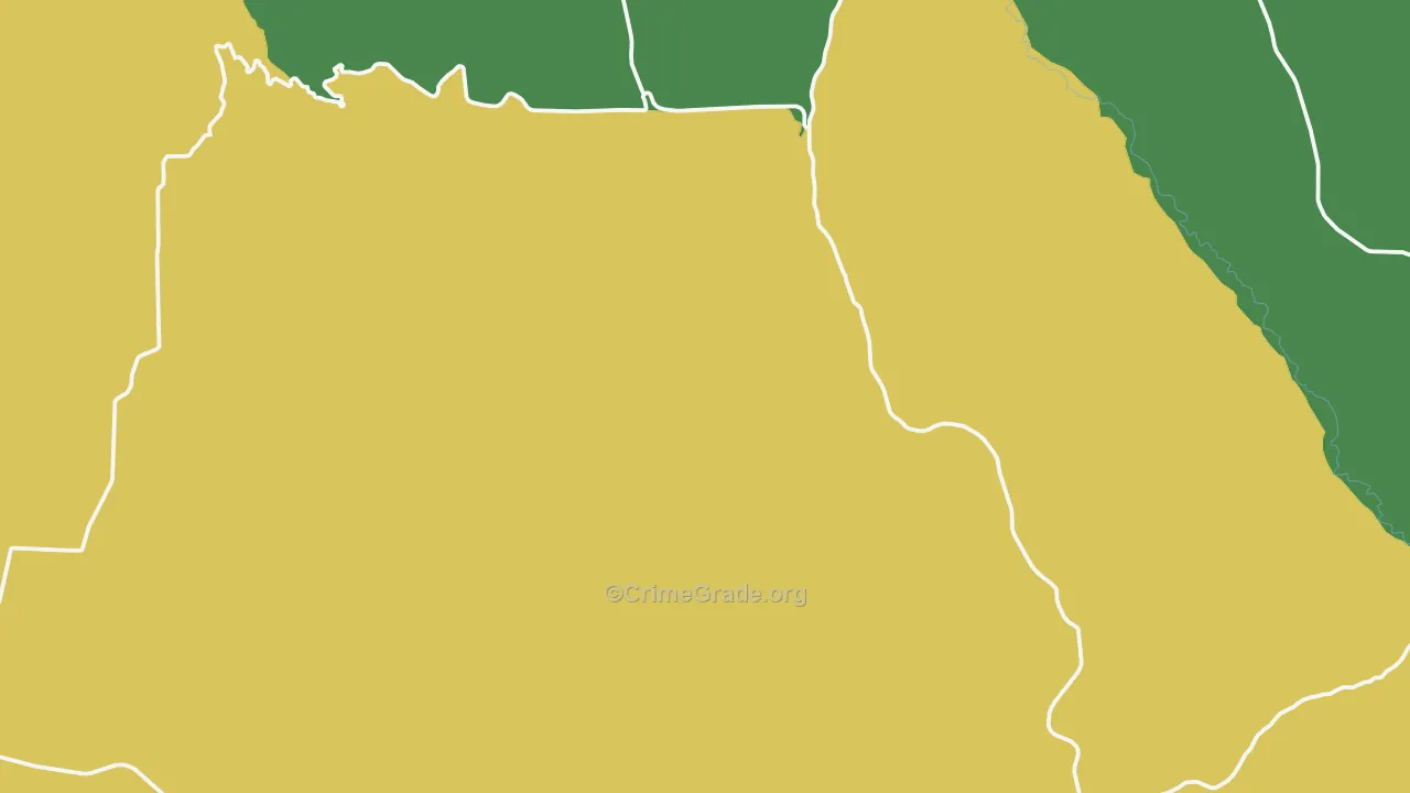 Mikkalo, OR Map of Vehicle Theft Rates