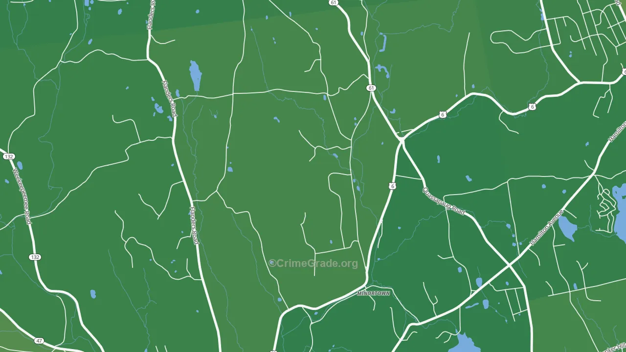 Minortown, CT Map of Vehicle Theft Rates