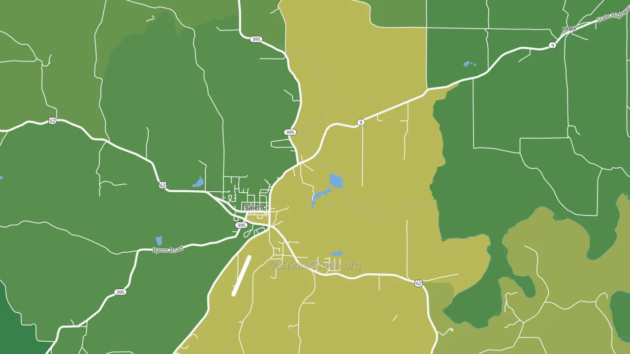 Moko, AR Map of Vehicle Theft Rates