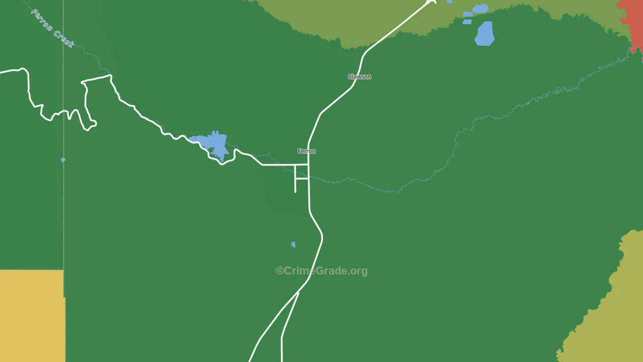 Molen, UT Map of Vehicle Theft Rates