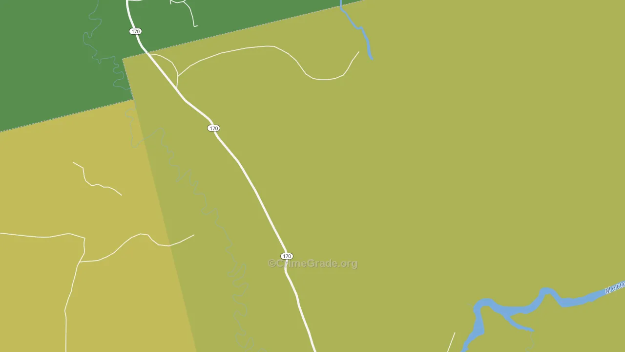 Molunkus, ME Map of Vehicle Theft Rates