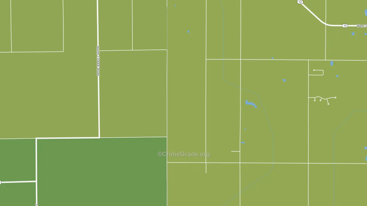 Momence, IN Map of Vehicle Theft Rates