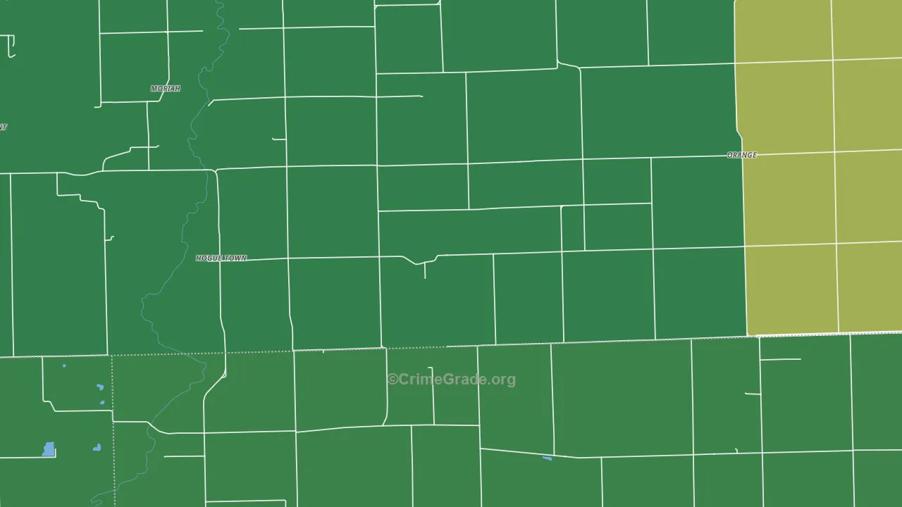 Moonshine, IL Map of Vehicle Theft Rates