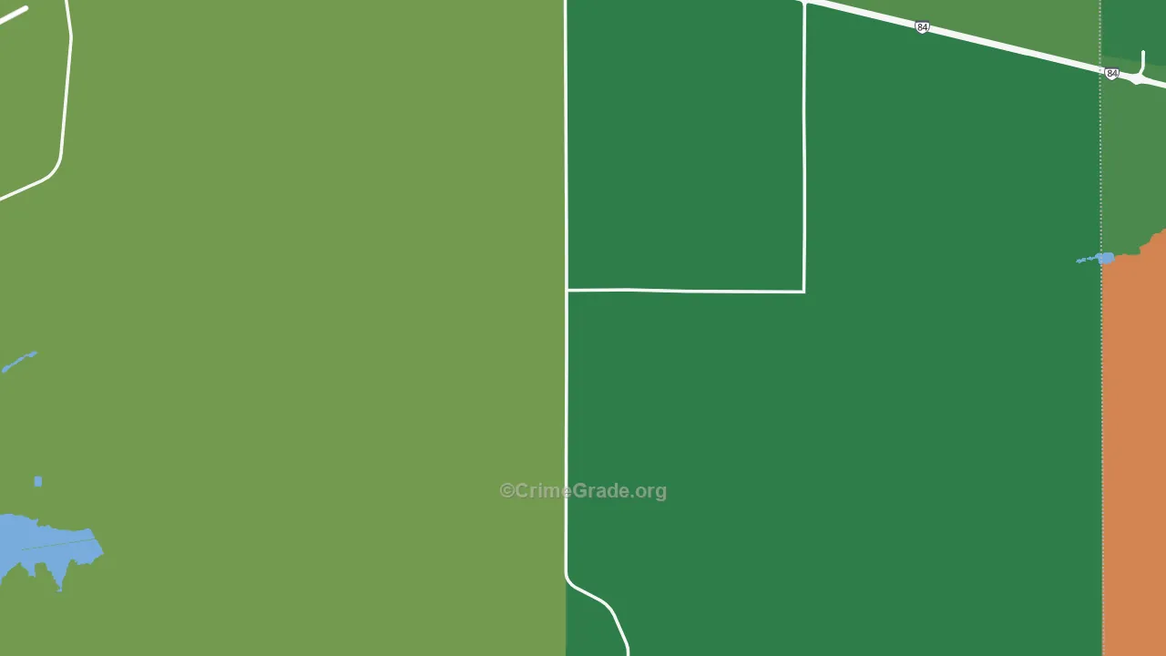 Morrow County, OR Map of Vehicle Theft Rates