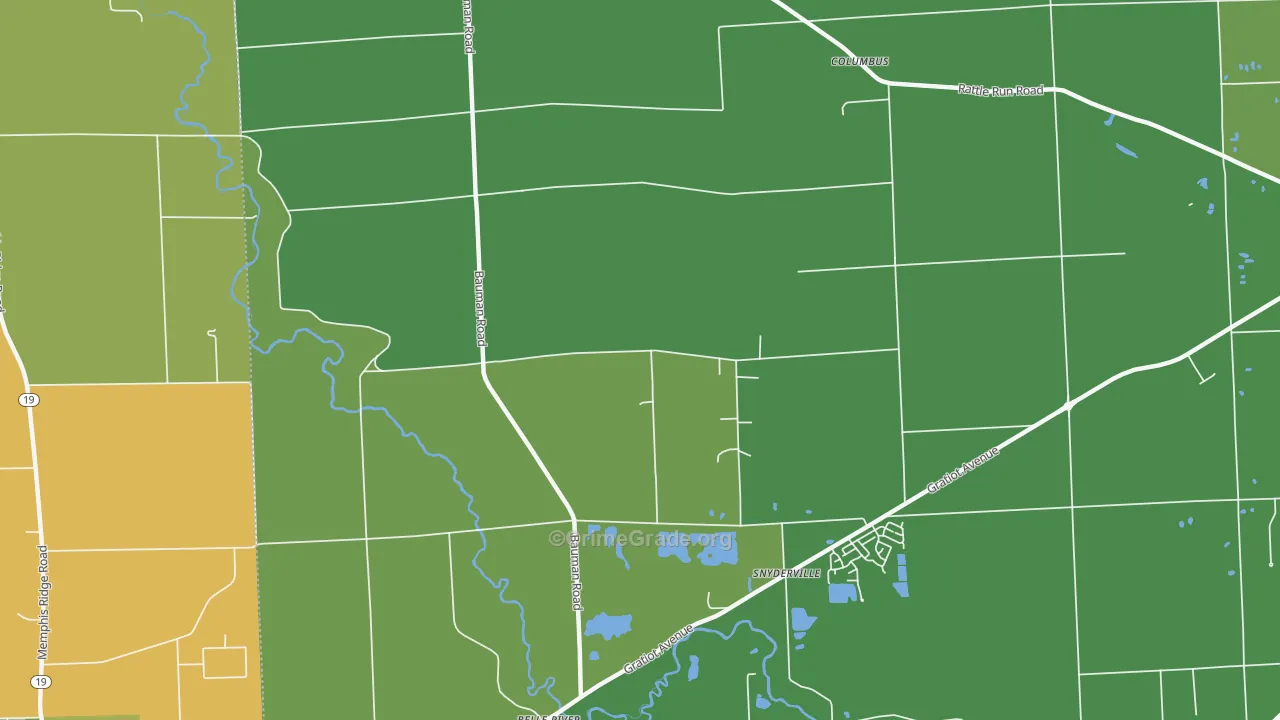 Mount Vernon, MI Map of Vehicle Theft Rates