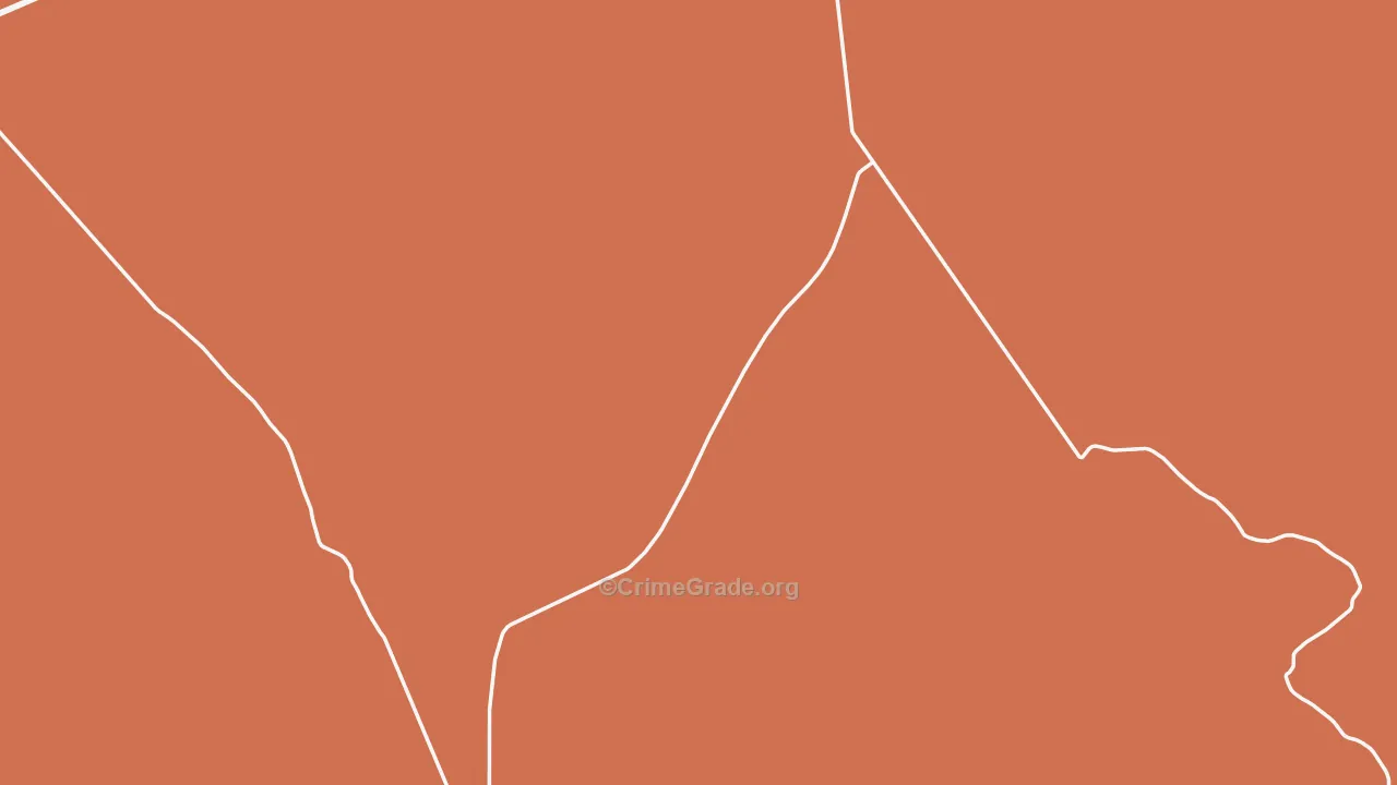 Mountain Pass, CA Map of Vehicle Theft Rates