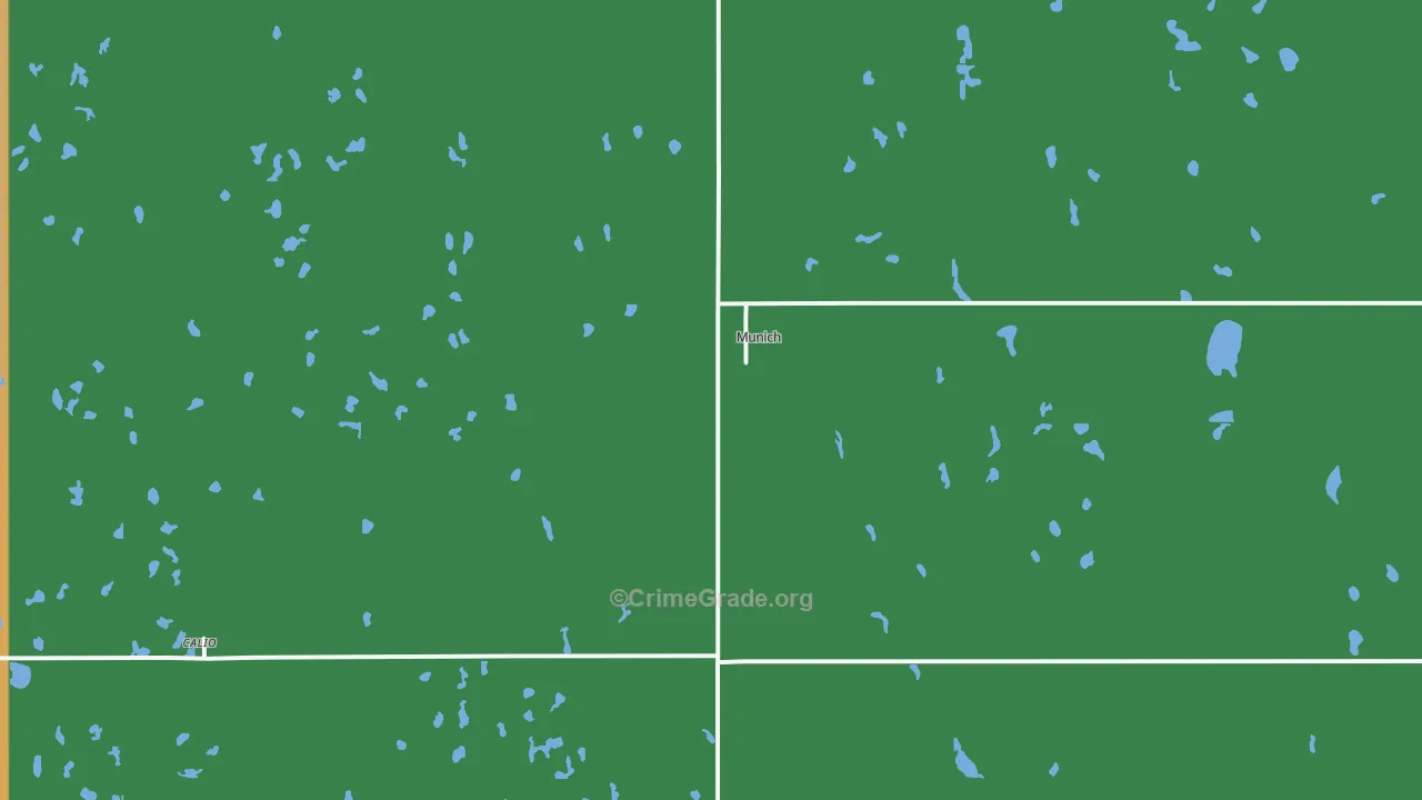 Munich, ND Map of Vehicle Theft Rates