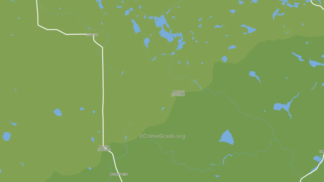 Murphy City, MN Map of Vehicle Theft Rates