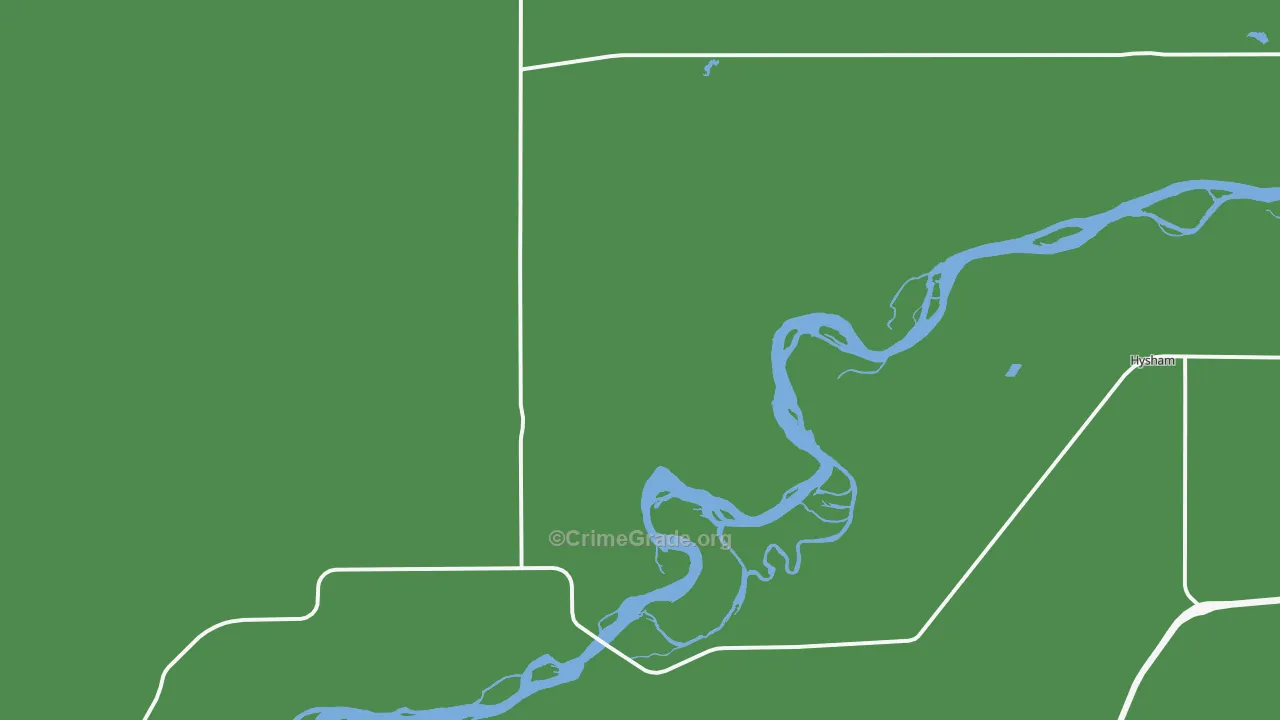 Myers, MT Map of Vehicle Theft Rates