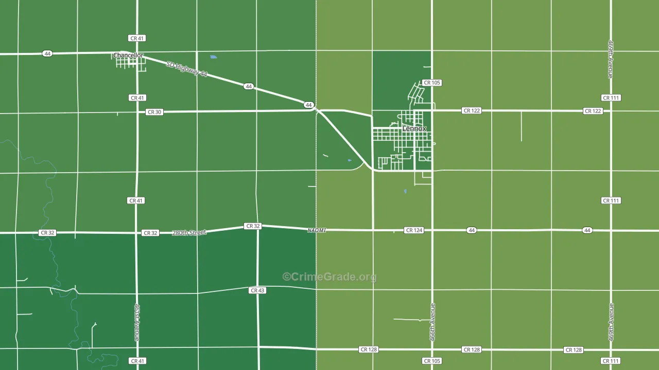 Naomi, SD Map of Vehicle Theft Rates
