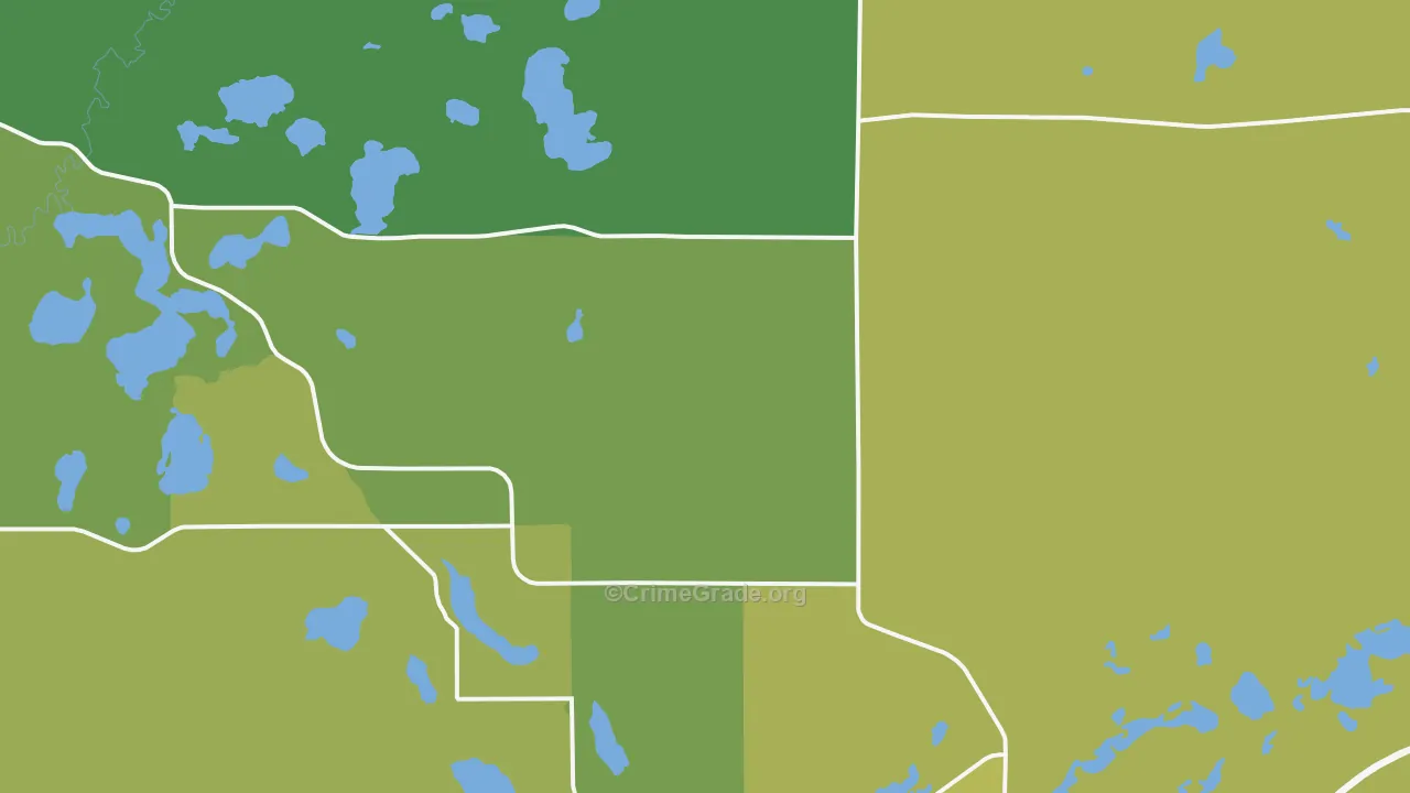 Nashwauk, MN Map of Vehicle Theft Rates