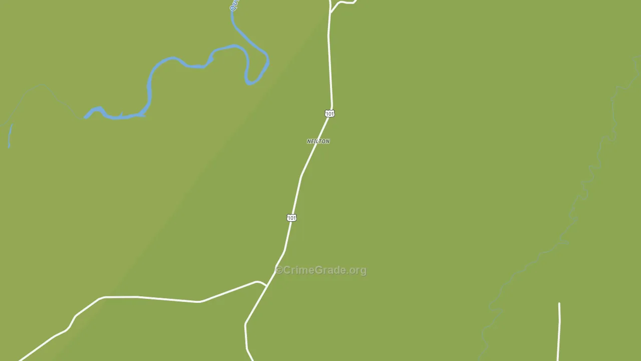 Neilton, WA Map of Vehicle Theft Rates