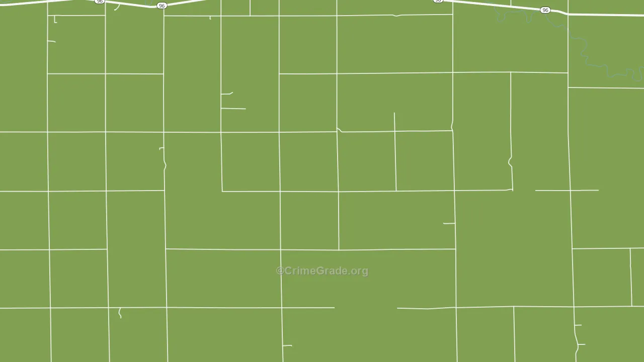 Nekoma, KS Map of Vehicle Theft Rates