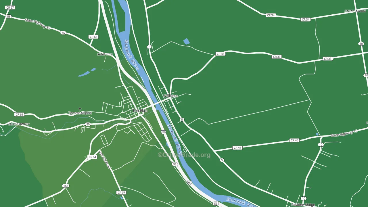 Nelliston, NY Map of Vehicle Theft Rates